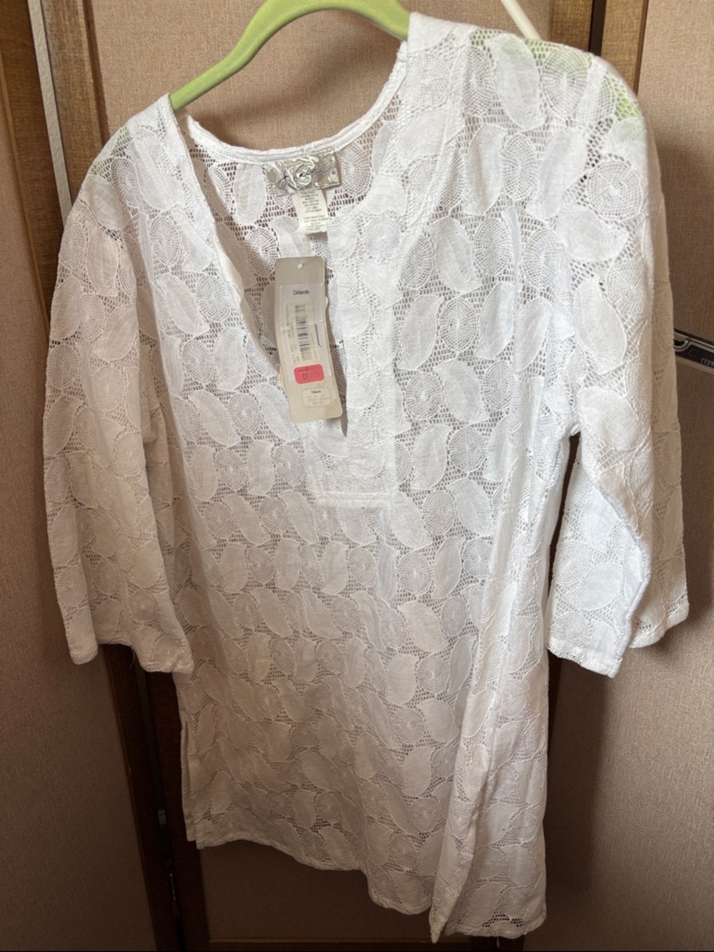 J Valdi  Lace Swimsuit Coverup NWT Small